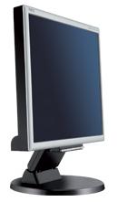 17" LCD NEC 175M, repro, DVI, stříbrno-černý
