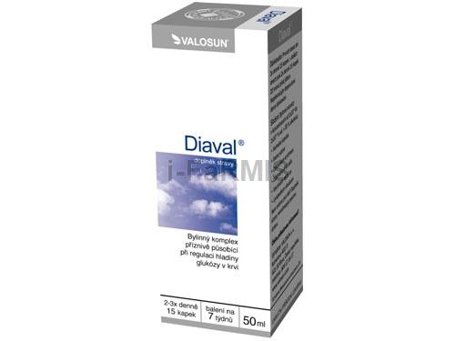 Diaval gtt.1x50ml cukrovka