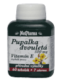 MedPharma Pupalka dvoulet 500mg+vit.E tob.67