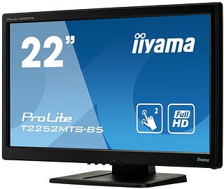22" LCD iiyama T2252MTS-B5, repro, DVI, černý